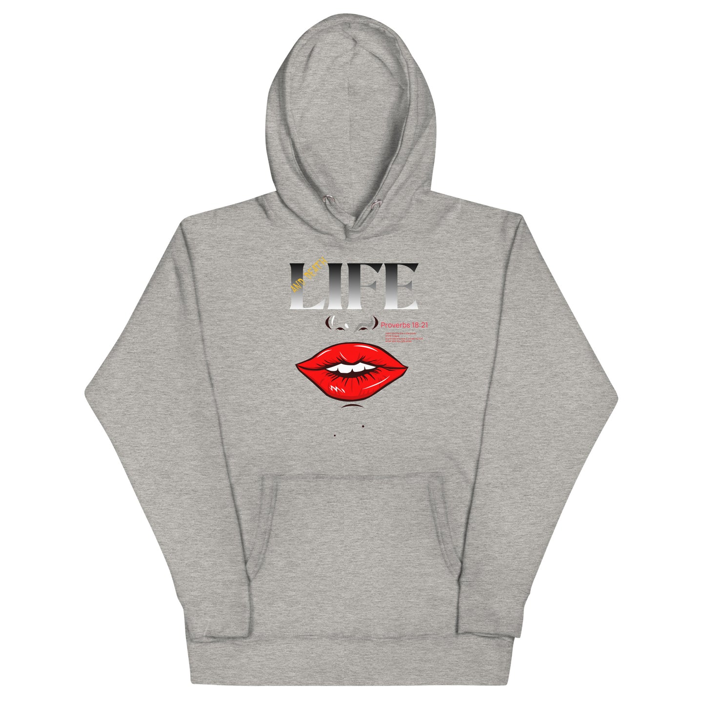 Life and Death are in the power of your tongue Unisex Hoodie