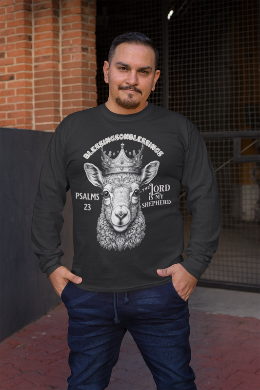 The Lord is my Shepherd Unisex Long Sleeve Tee