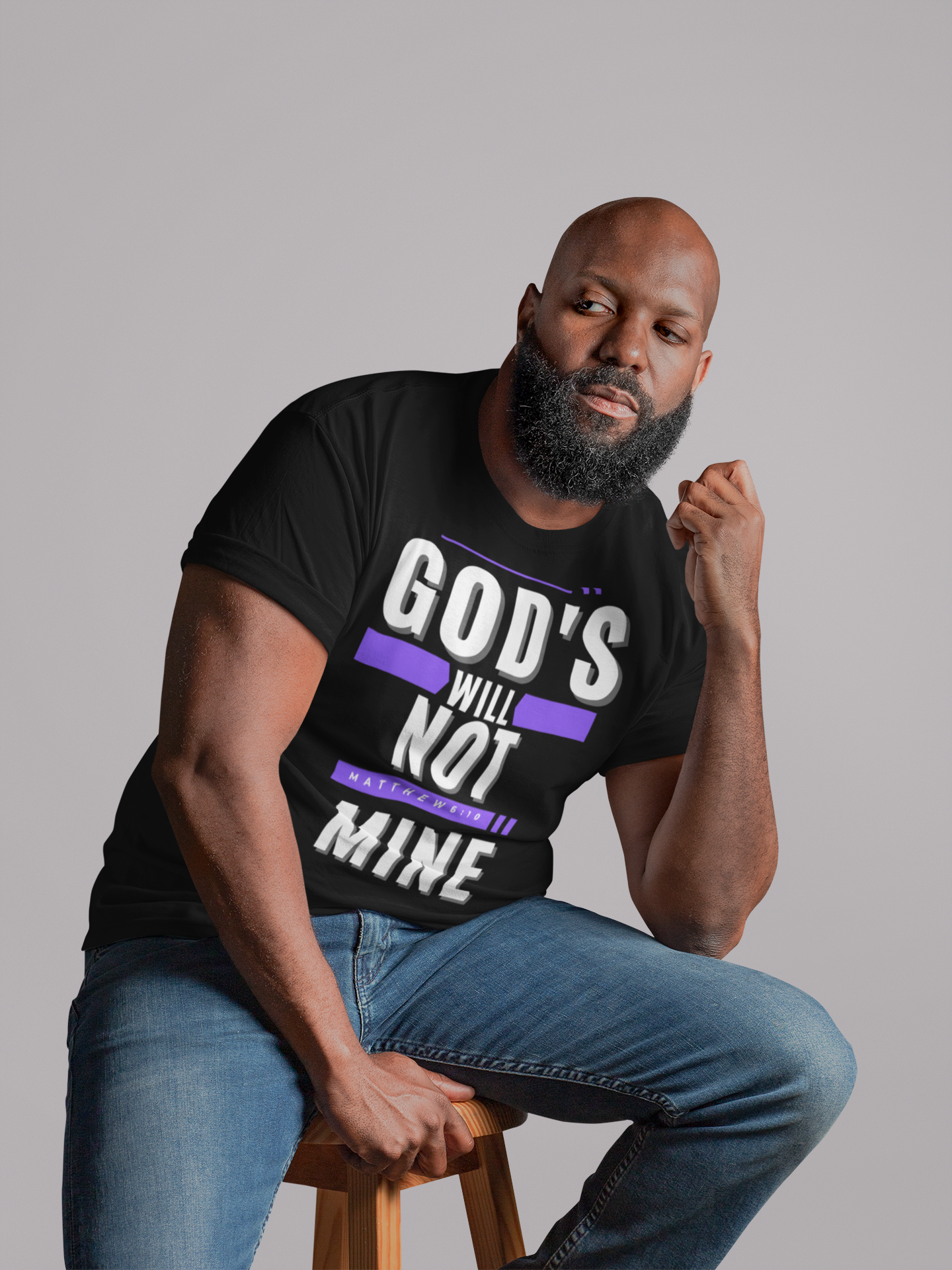 God's Will Not Mine T-shirt unisex