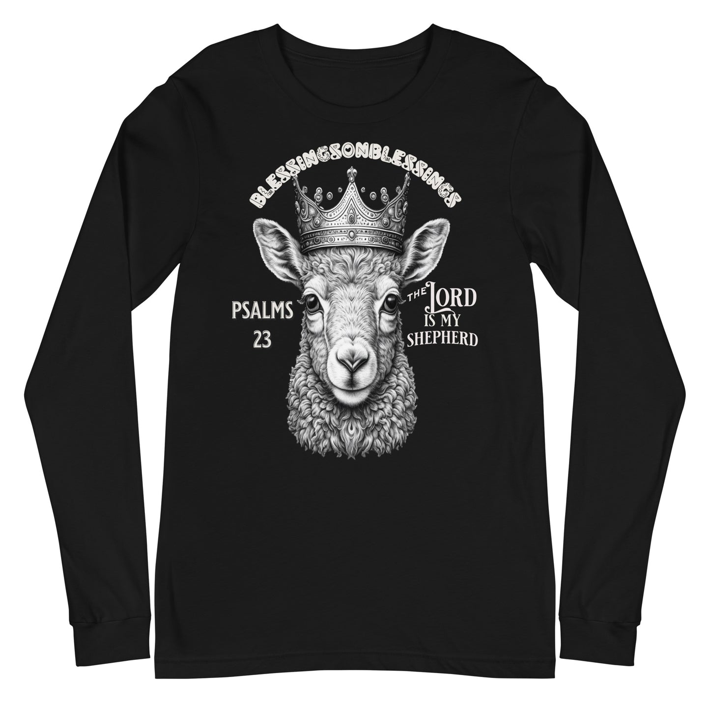 The Lord is my Shepherd Unisex Long Sleeve Tee