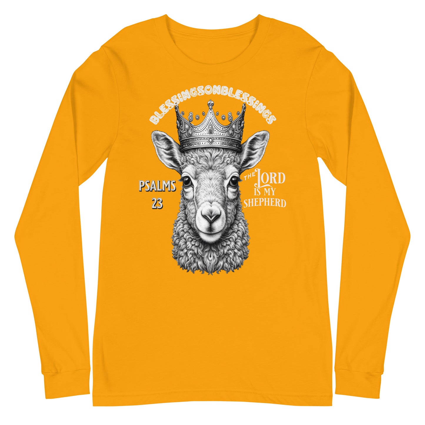 The Lord is my Shepherd Unisex Long Sleeve Tee