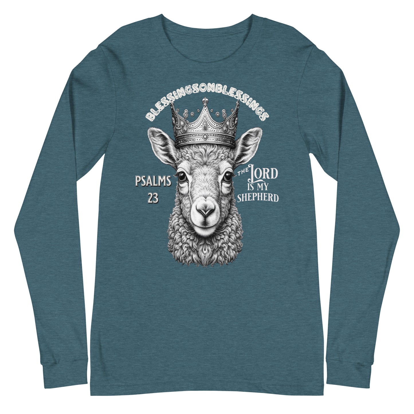 The Lord is my Shepherd Unisex Long Sleeve Tee