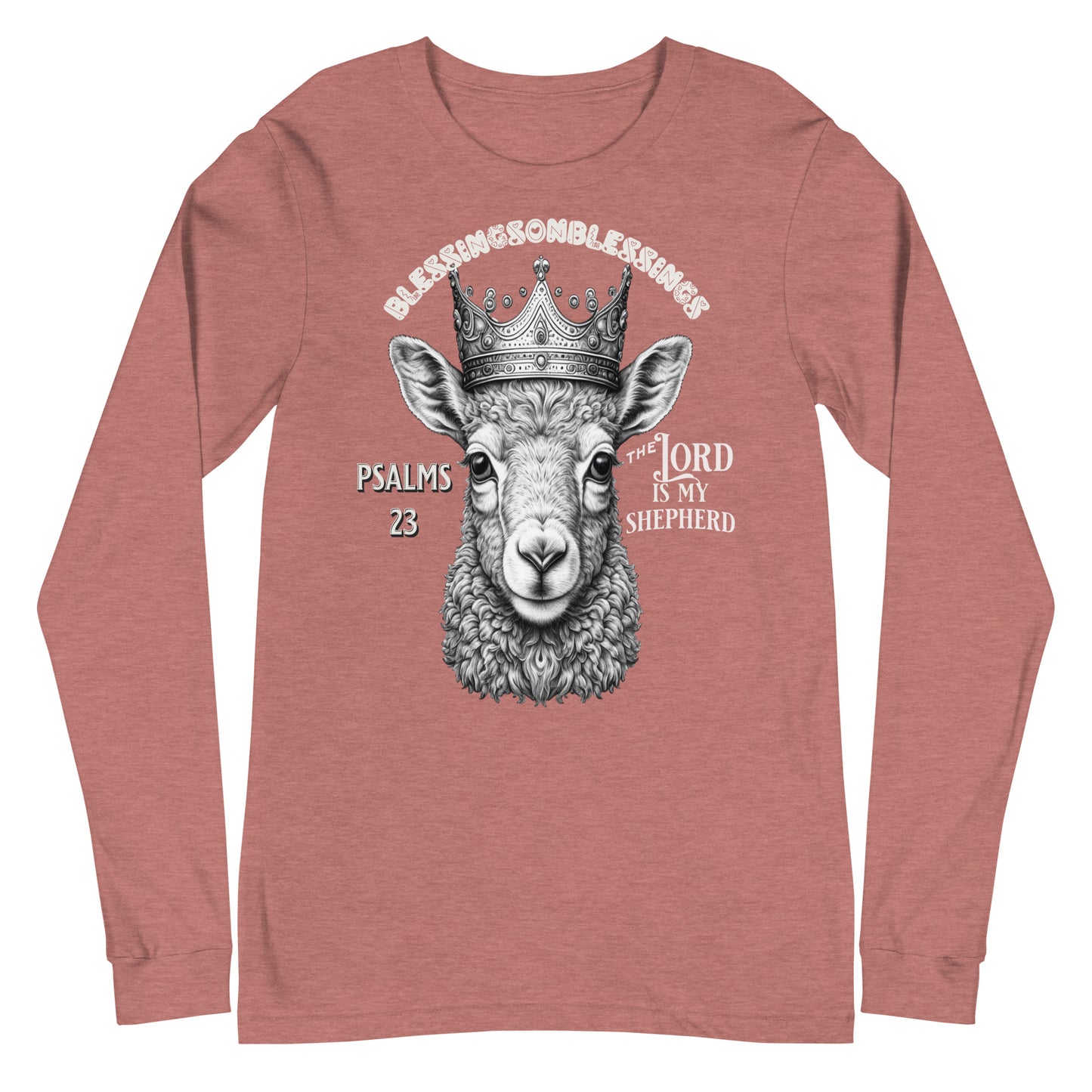 The Lord is my Shepherd Unisex Long Sleeve Tee