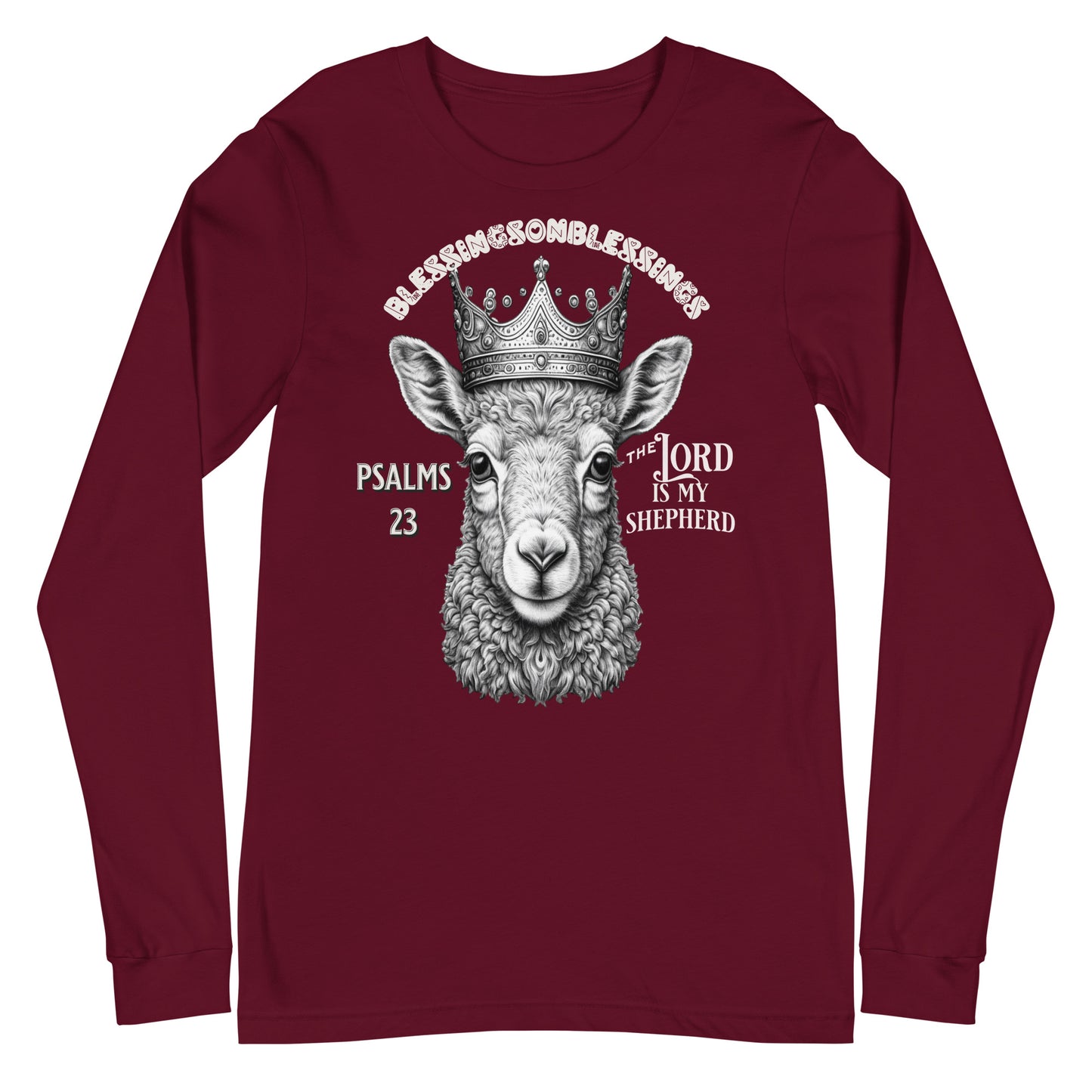 The Lord is my Shepherd Unisex Long Sleeve Tee