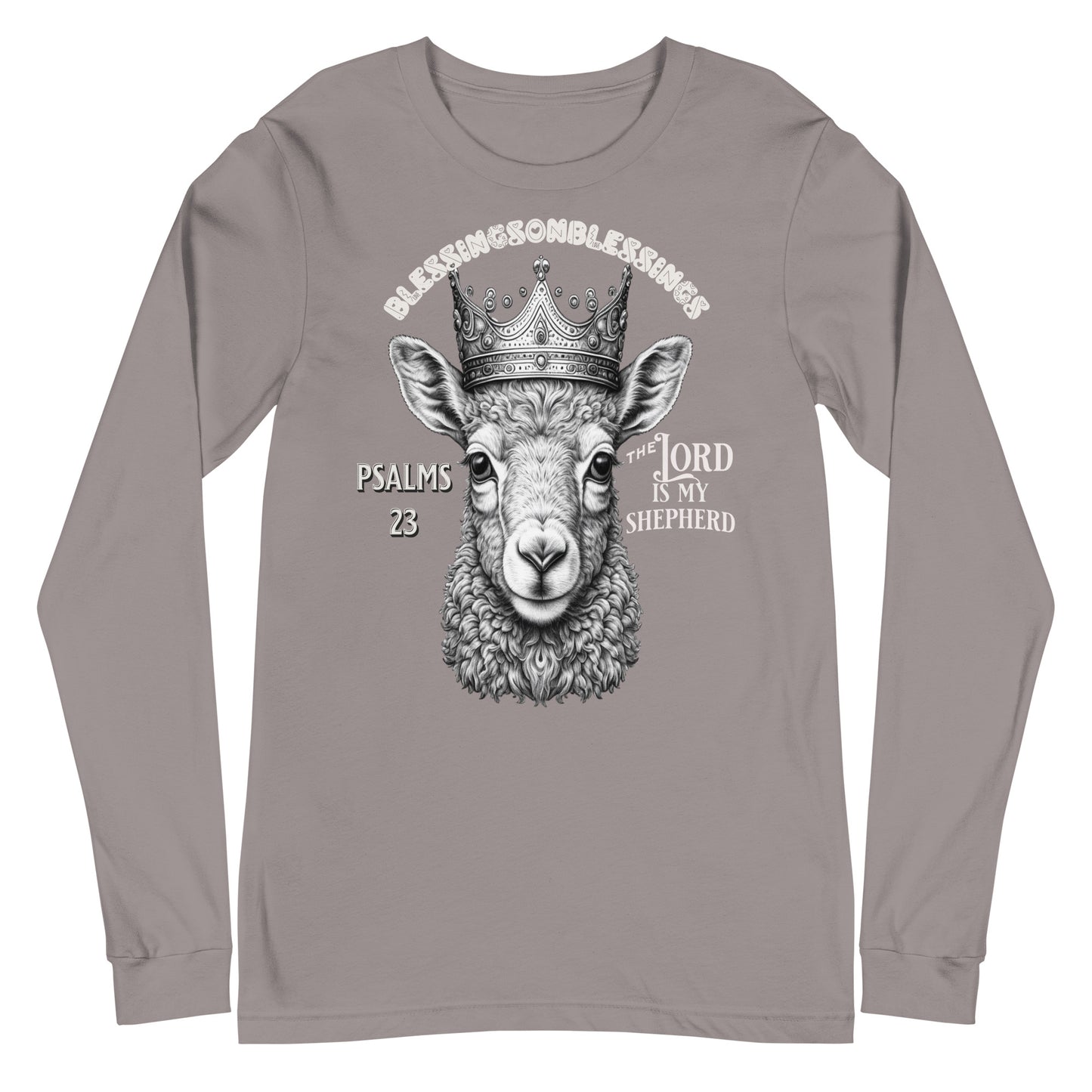 The Lord is my Shepherd Unisex Long Sleeve Tee