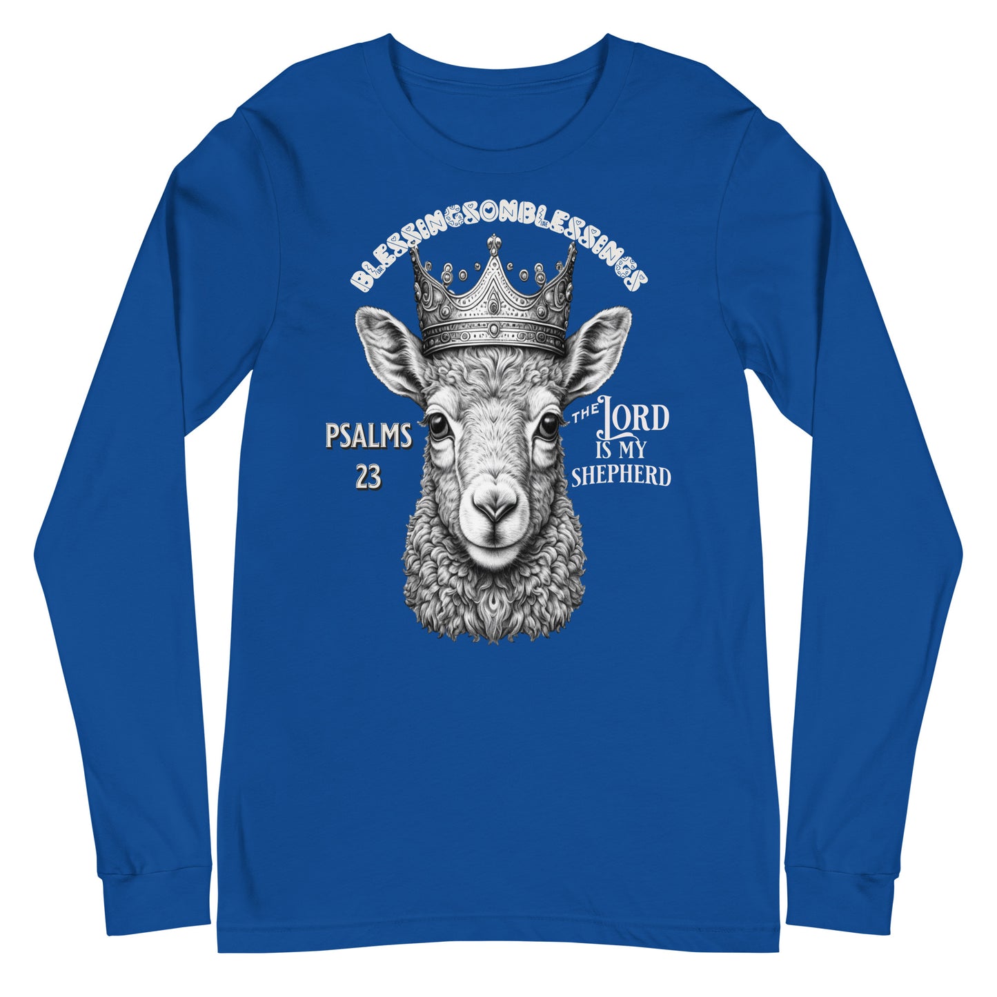 The Lord is my Shepherd Unisex Long Sleeve Tee