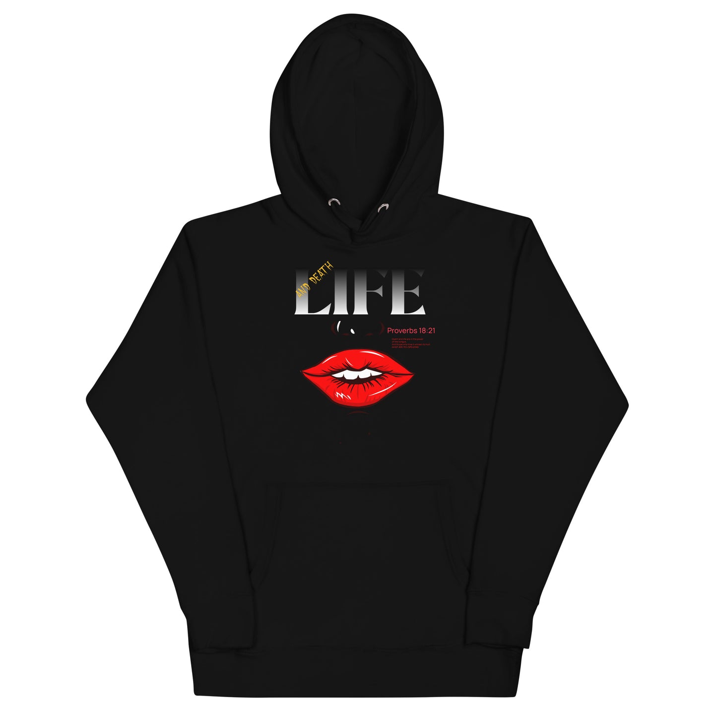 Life and Death are in the power of your tongue Unisex Hoodie