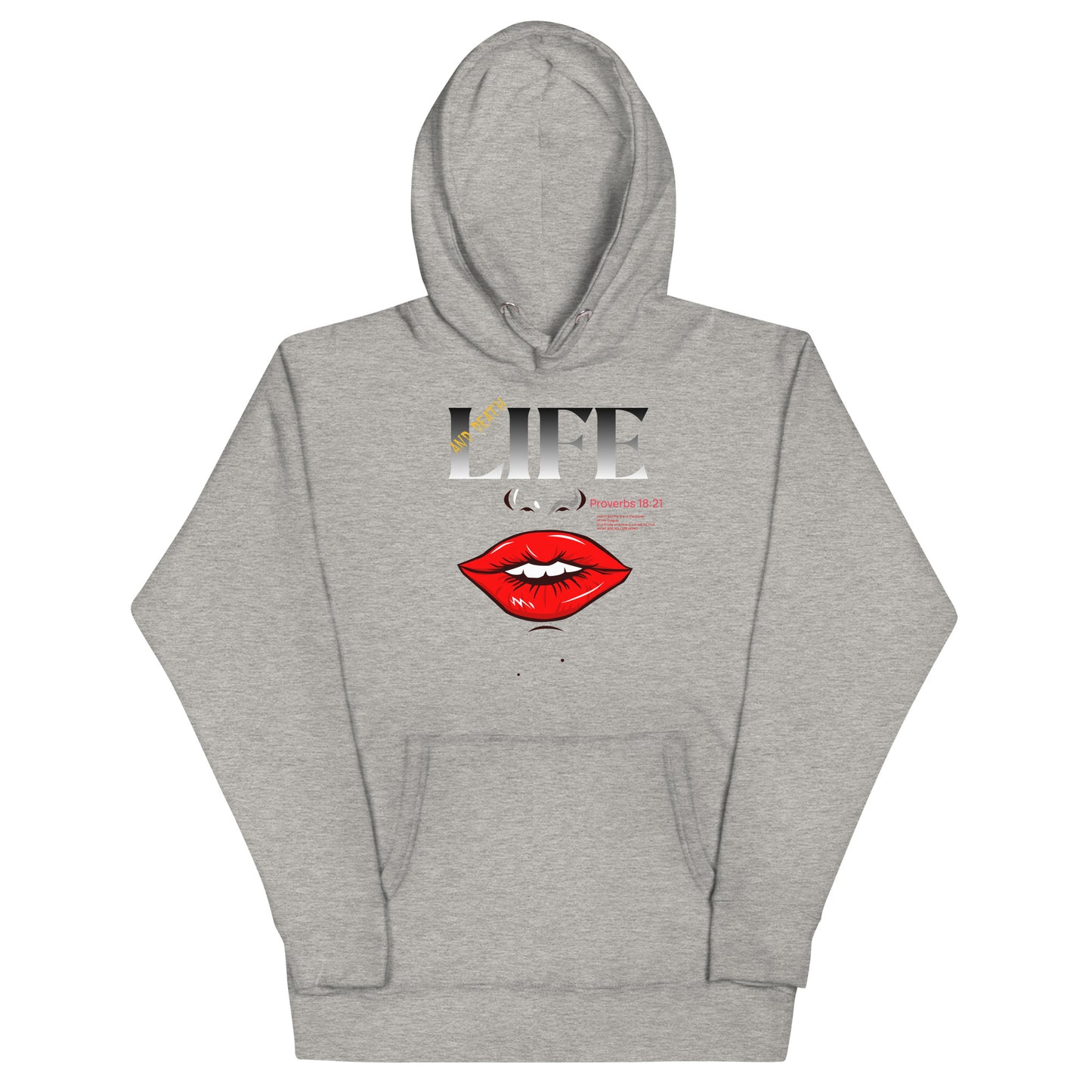 Life and Death are in the power of your tongue Unisex Hoodie